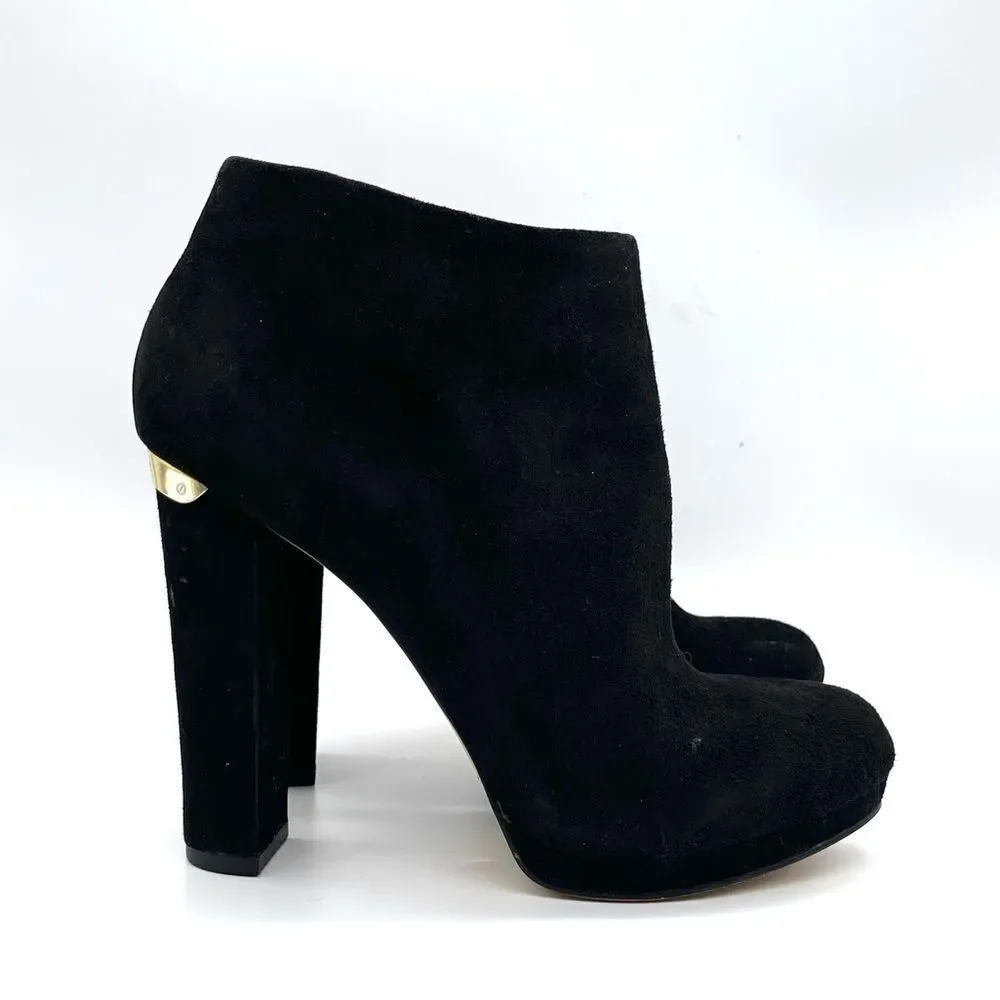 Michael Michael Kors Haven Bootie Leather Suede size 7.5
